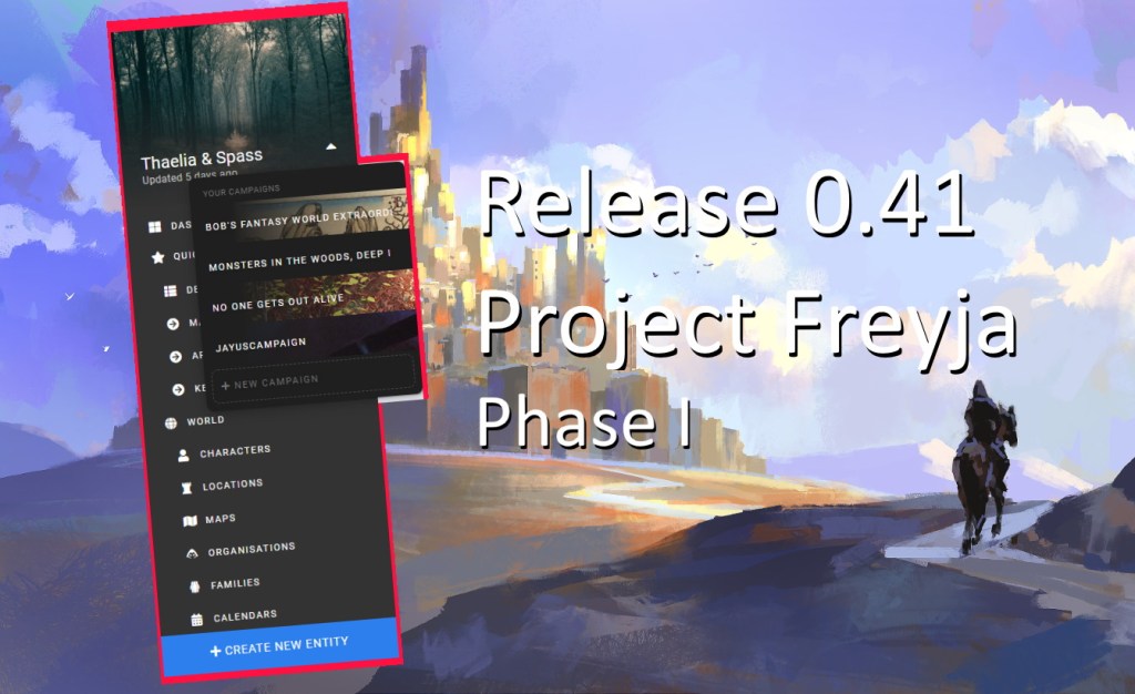 Release 0.41 – Project Freyja, Maps for all, and&nbsp;Filters