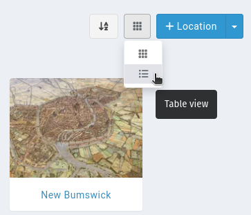 grid list design toggle