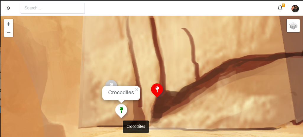 map clustering disabled when zoomed in
