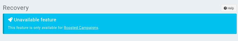 boosted campaigns entity recovery old
