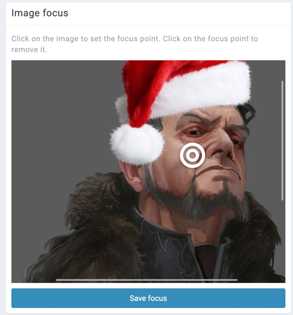 kanka image focus interface