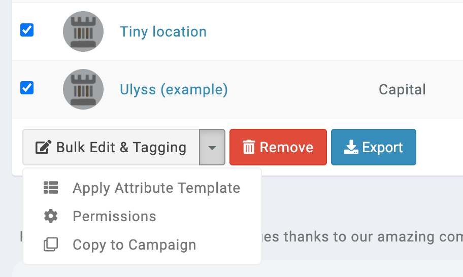 bulk datagrid actions redesign