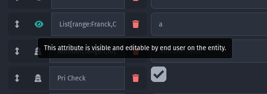 character sheets hidden attributes form