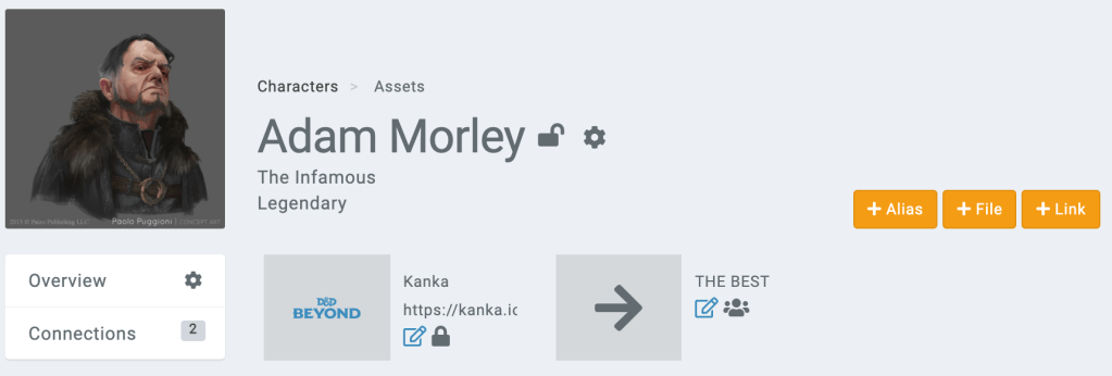 interface to manage an entity's aliases