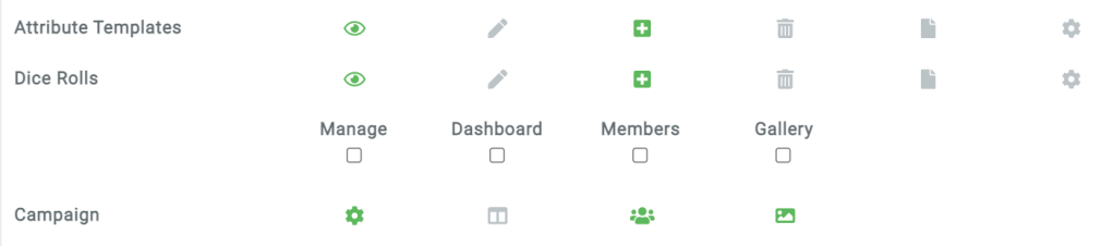 campaign role gallery permission