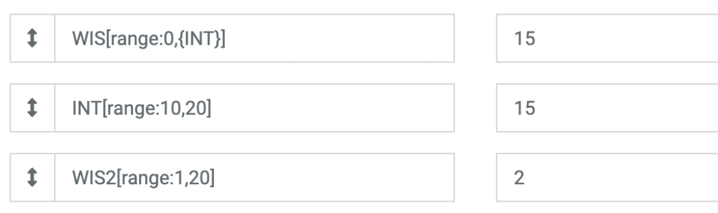number attributes with range and references
