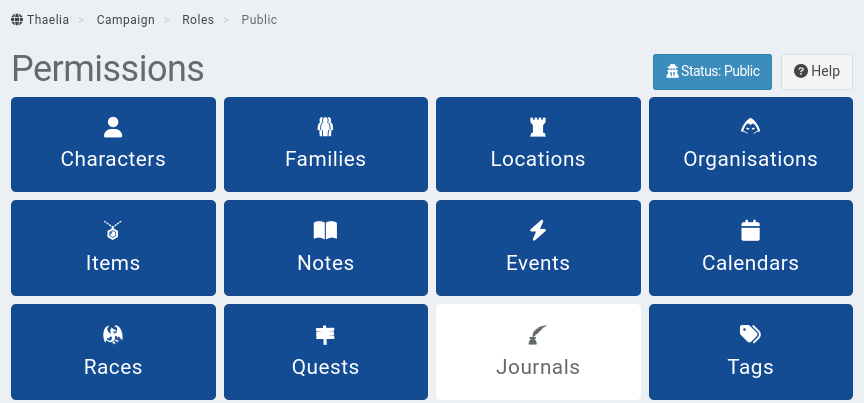 campaign public role interface