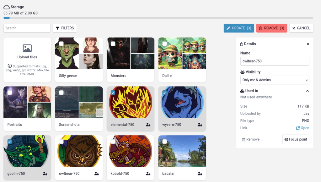 Version 2.7 – Everything dies, new gallery&nbsp;management