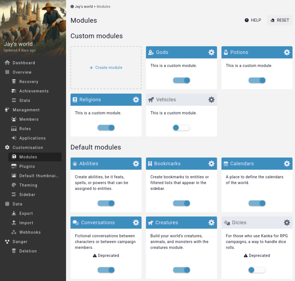 Version 3.0 – Custom&nbsp;modules