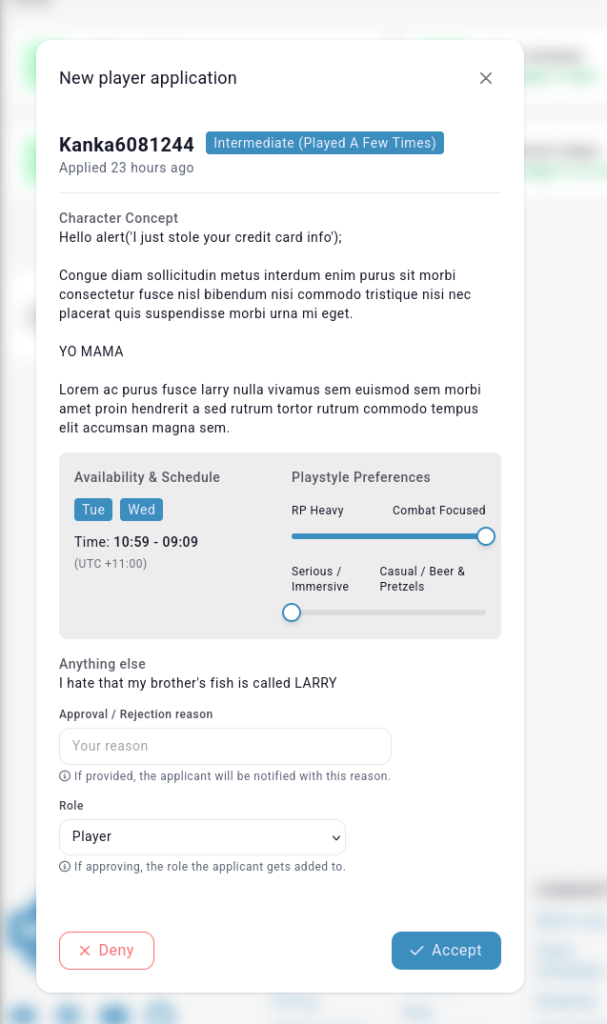 open campaign application
