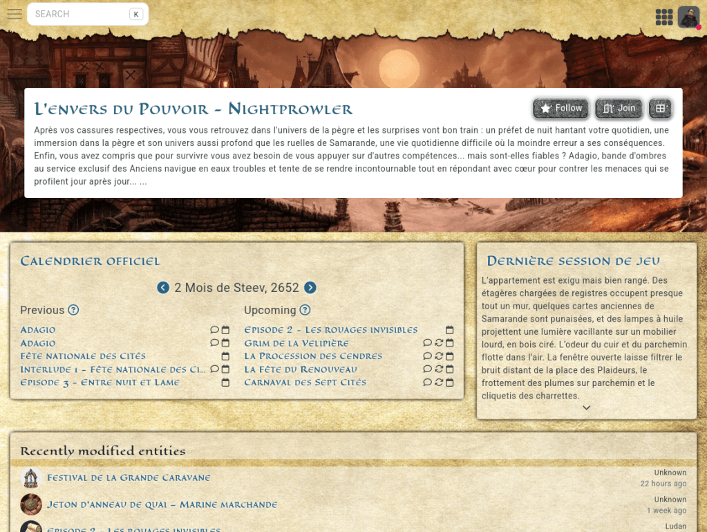 nightprowler dashboard